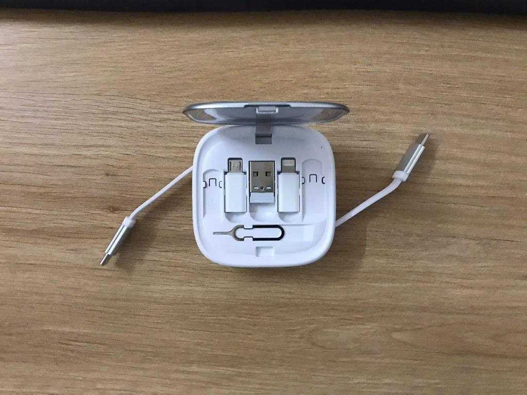 Cáp sạc đa năng 6 in 1 in logo thương hiệu