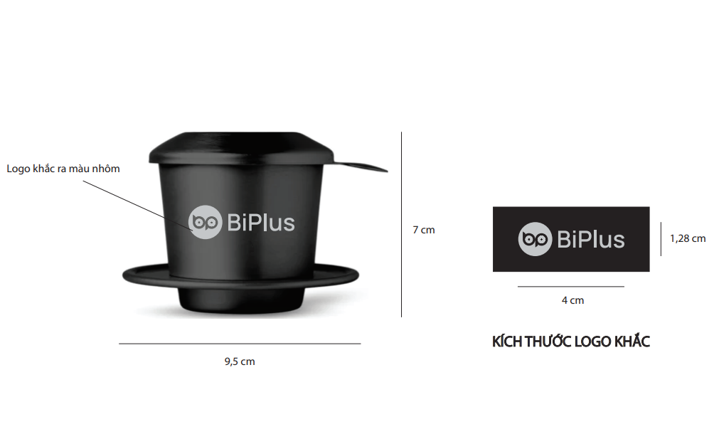VINIGIFT x BIPLUS: Quà tặng phin cà phê khắc logo mang đậm nét truyền thống Việt Nam