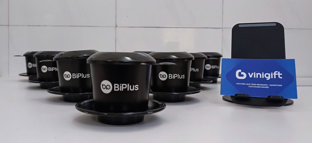 VINIGIFT x BIPLUS Quà tặng phin cà phê khắc logo mang đậm nét truyền thống Việt Nam
