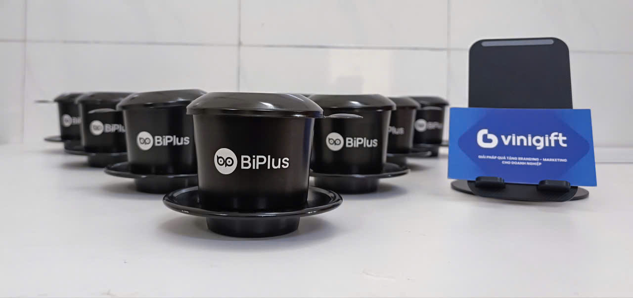 VINIGIFT x BIPLUS Quà tặng phin cà phê khắc logo mang đậm nét truyền thống Việt Nam