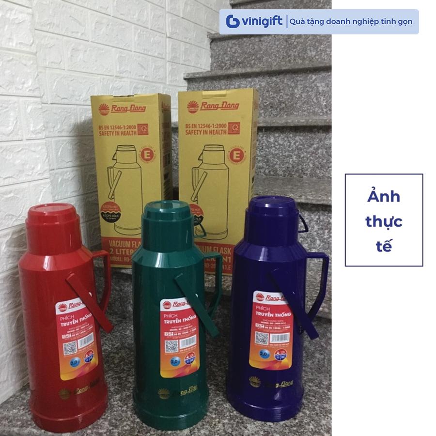 Phích đựng nước Rạng Đông in logo thương hiệu mẫu 1 – Vinigift