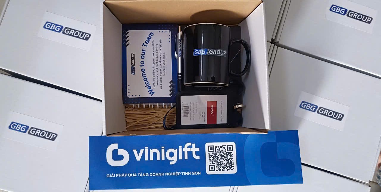 VINIGIFT x GBG GROUP Set quà WELCOME KIT 2025 dành tặng cho nhân viên mới siêu hữu ích