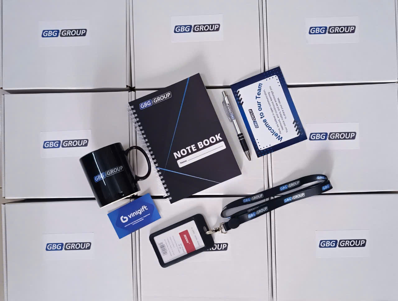 VINIGIFT x GBG GROUP Set quà WELCOME KIT 2025 dành tặng cho nhân viên mới siêu hữu ích