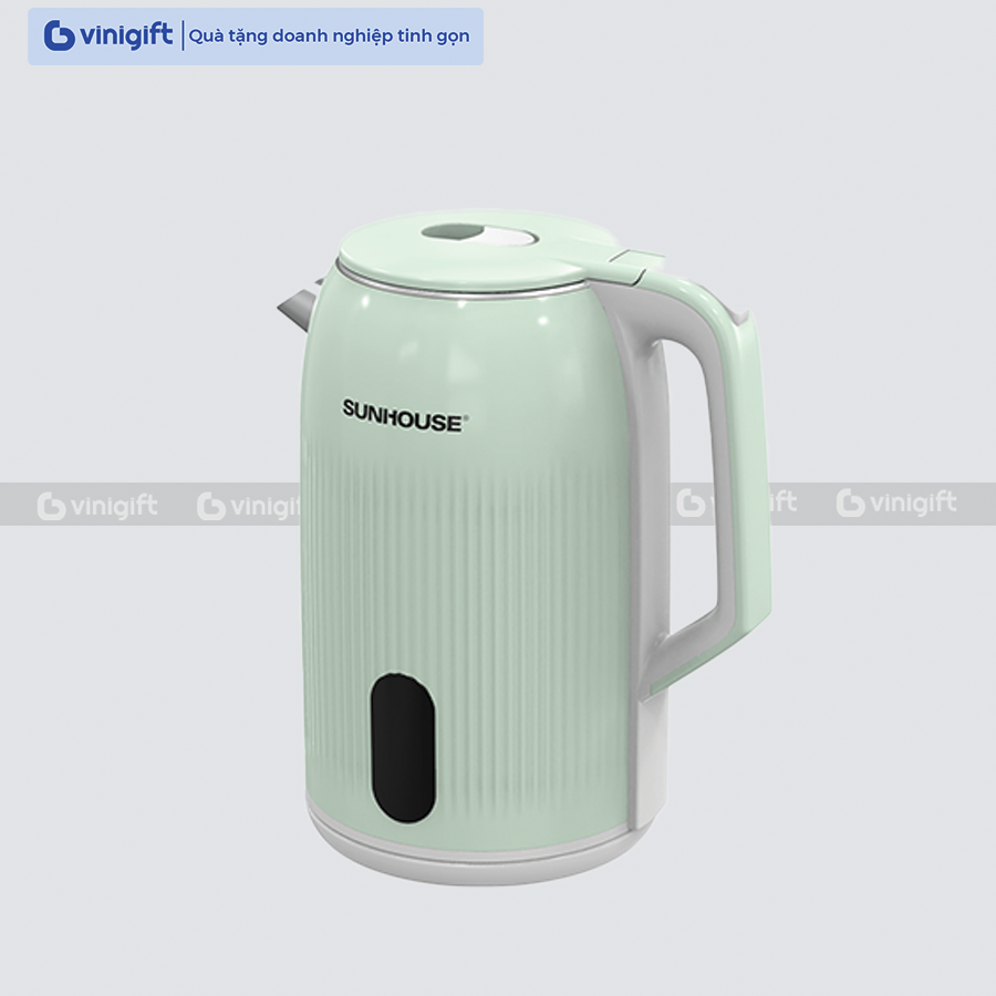 Bình đun siêu tốc inox 2 lớp 2.8L SUNHOUSE SHD1364 in khắc logo thương hiệu