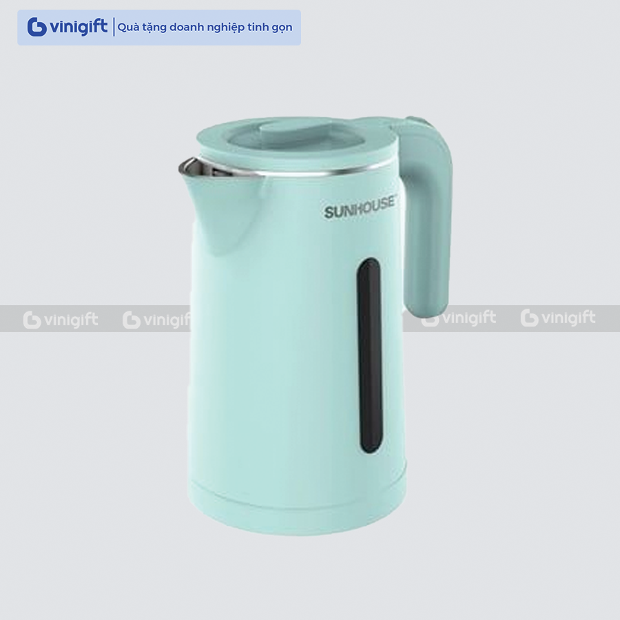 Bình siêu tốc inox 2 lớp 1.8L Sunhouse SHD1351, 1353 in logo thương hiệu