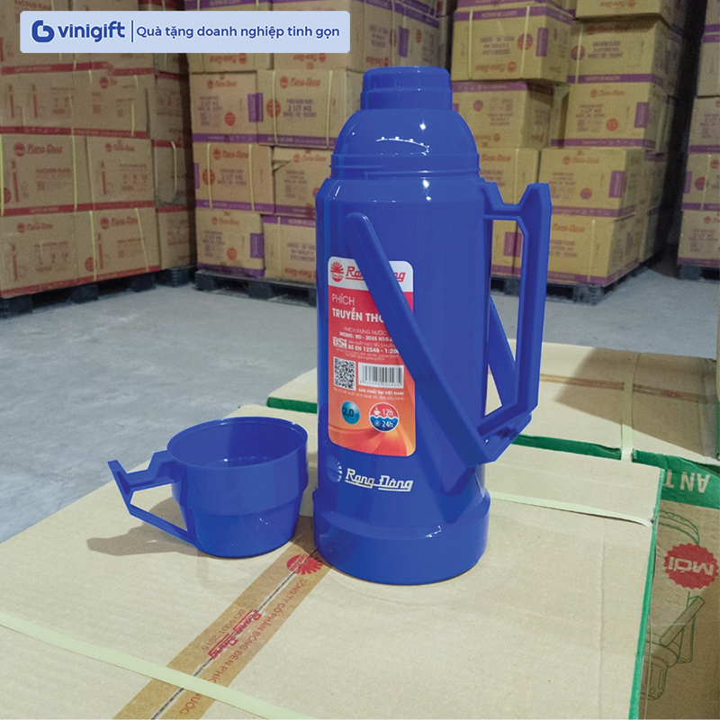 Phích đựng nướcBình thuỷ Rạng Đông in logo thương hiệu mẫu 2 - Vinigift