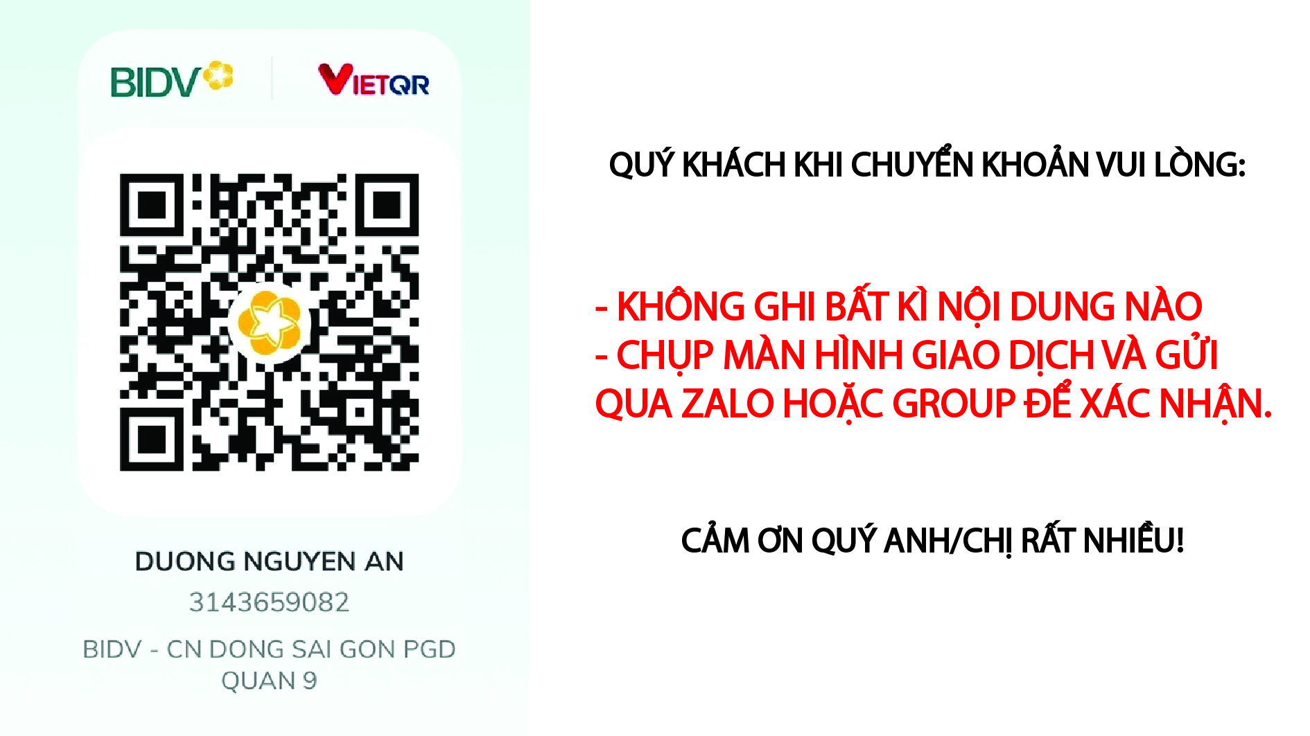 Chính sách xem mẫu & hoàn mẫu - Vinigift