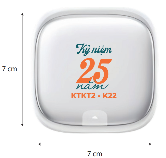 VINIGIFT x SET QUÀ TẶNG HỌP LỚP KỶ NIỆM 25 RA TRƯỜNG Ly giữ nhiệt và cáp sạc đa năng in logo ấn tượng