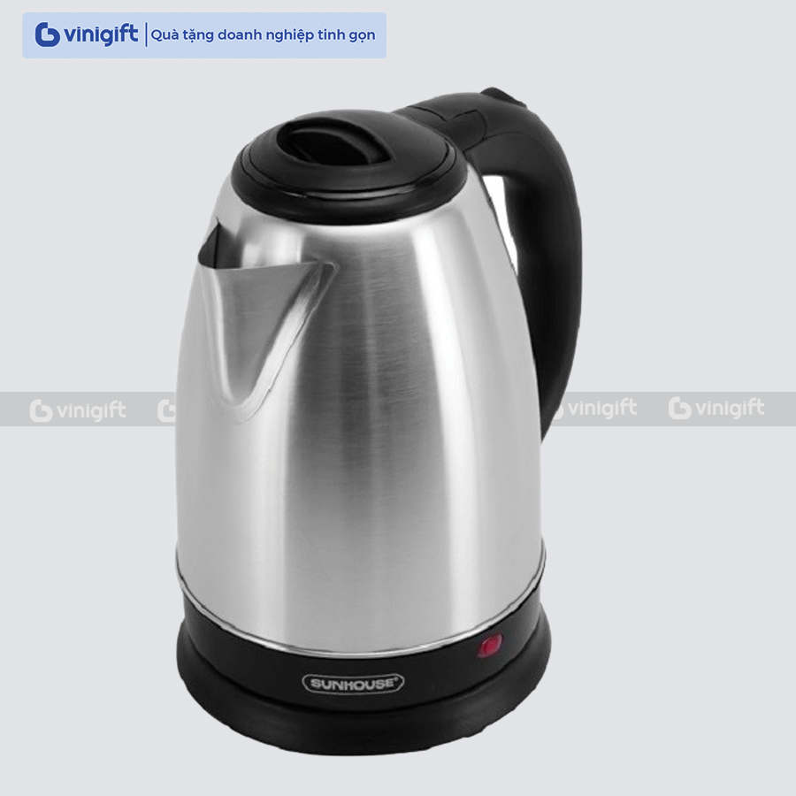 Ấm siêu tốc inox Sunhouse SHD1182 1.8 lít in logo thương hiệu giá tốt