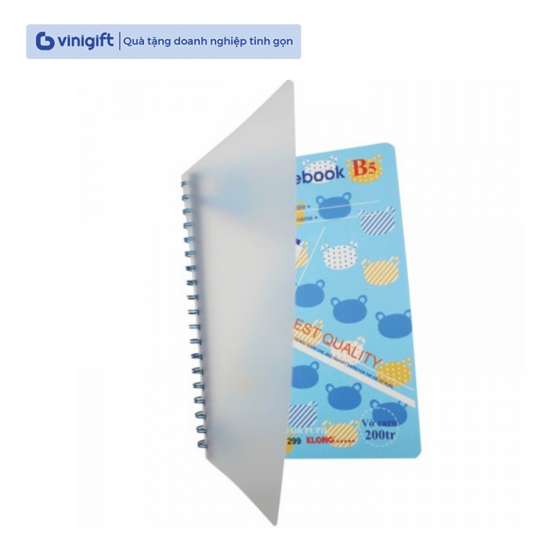 In sổ tay lò xo A4, A5, A6 bìa nhựa sẵn in theo yêu cầu, giá rẻ